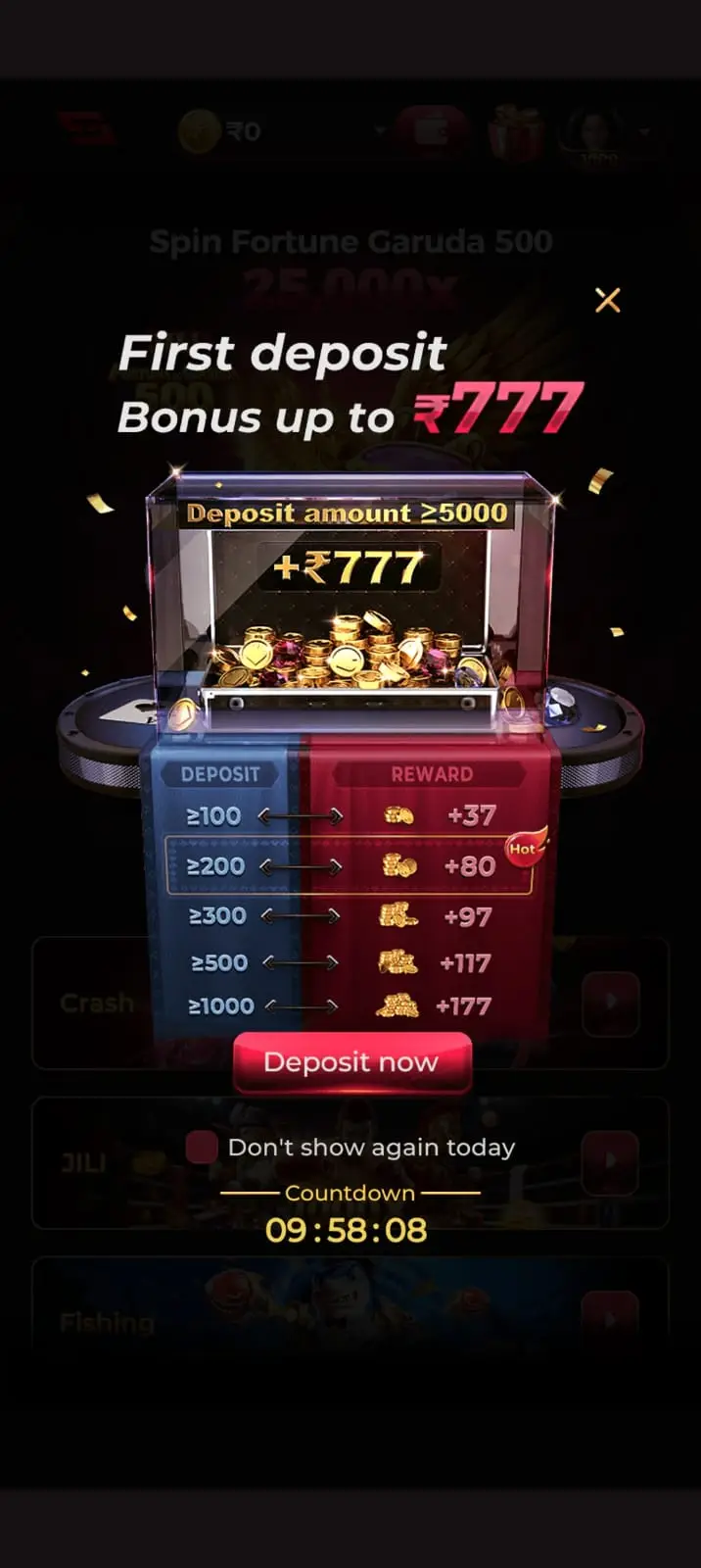 IX7 GAME DEPOSIT BONUSES